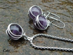 Nerezový přívěšek s larimarem