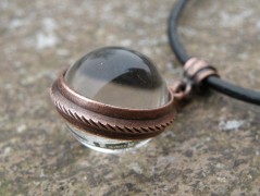 Nerezový přívěšek s larimarem