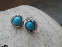 Nerezový přívěšek s larimarem