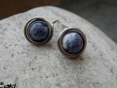 Nerezový přívěšek s larimarem