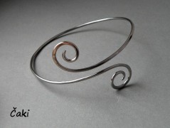 Nerezový přívěšek s larimarem