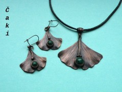 Nerezový přívěšek s larimarem