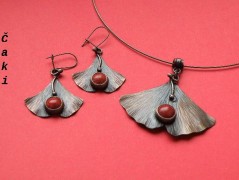 Nerezový přívěšek s larimarem