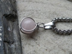 Nerezový přívěšek s larimarem