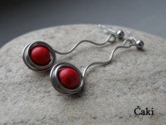 Nerezový přívěšek s larimarem