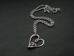 Nerezový přívěšek s larimarem