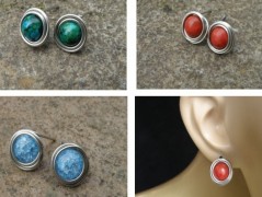 Nerezový přívěšek s larimarem