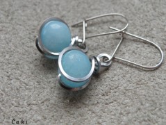 Nerezový přívěšek s larimarem