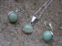 Nerezový přívěšek s larimarem