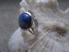 Nerezový přívěšek s larimarem