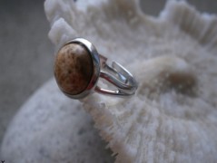 Nerezový přívěšek s larimarem