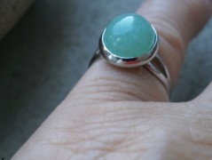 Nerezový přívěšek s larimarem