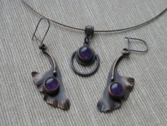 Nerezový přívěšek s larimarem