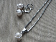 Nerezový přívěšek s larimarem