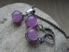 Nerezový přívěšek s larimarem