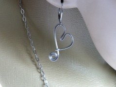 Nerezový přívěšek s larimarem