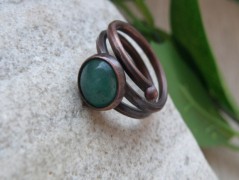 Nerezový přívěšek s larimarem