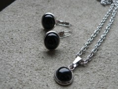 Nerezový přívěšek s larimarem