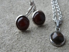 Nerezový přívěšek s larimarem