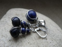 Nerezový přívěšek s larimarem