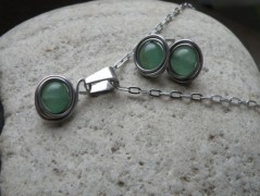 Nerezový přívěšek s larimarem