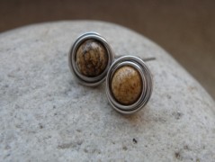 Nerezový přívěšek s larimarem