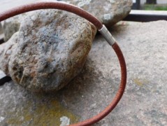 Nerezový přívěšek s larimarem