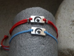 Nerezový přívěšek s larimarem