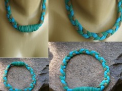 Nerezový přívěšek s larimarem