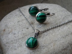 Nerezový přívěšek s larimarem