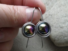 Nerezový přívěšek s larimarem