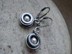 Nerezový přívěšek s larimarem