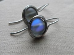 Nerezový přívěšek s larimarem