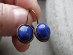 Nerezový přívěšek s larimarem