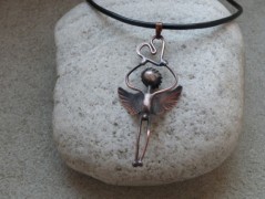 Nerezový přívěšek s larimarem