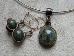 Nerezový přívěšek s larimarem