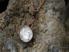 Nerezový přívěšek s larimarem