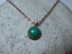 Nerezový přívěšek s larimarem