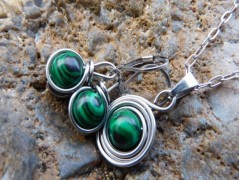 Nerezový přívěšek s larimarem