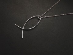 Nerezový přívěšek s larimarem