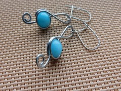 Nerezový přívěšek s larimarem