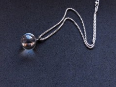 Nerezový přívěšek s larimarem