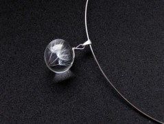 Nerezový přívěšek s larimarem