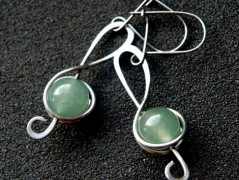 Nerezový přívěšek s larimarem