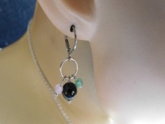 Nerezový přívěšek s larimarem