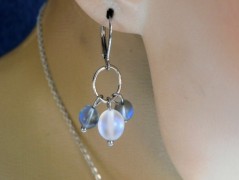 Nerezový přívěšek s larimarem