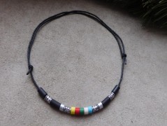 Nerezový přívěšek s larimarem