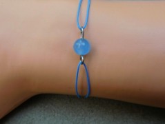 Nerezový přívěšek s larimarem