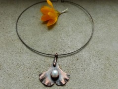 Nerezový přívěšek s larimarem