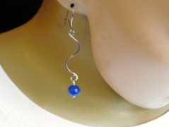 Nerezový přívěšek s larimarem